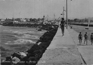 RIMINI-PONTE CANALE-1956