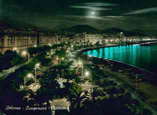 SALERNO-LUNGOMARE-NOTTURNO-1961