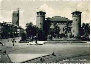 TORINO PIAZZA CASTELLO 1956