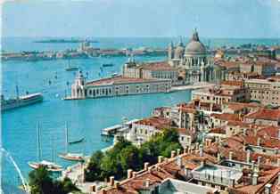 VENEZIA LA CHIESA DELLA SALUTE 1956